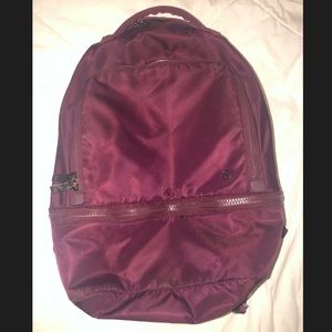 Lulu lemon maroon backpack